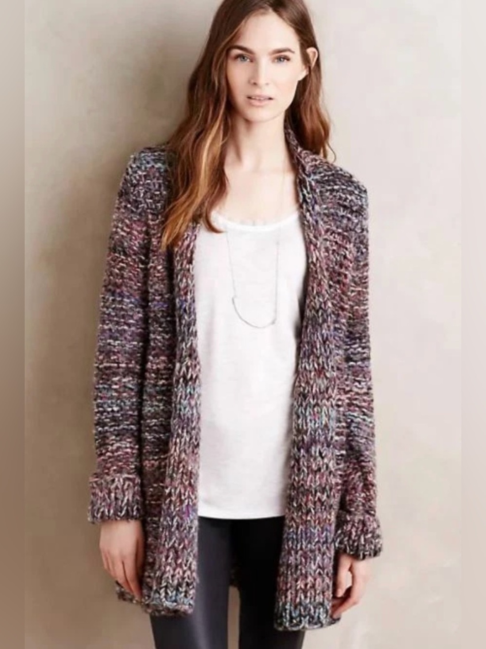 Anthropologie Moth Ella Marled Cardigan